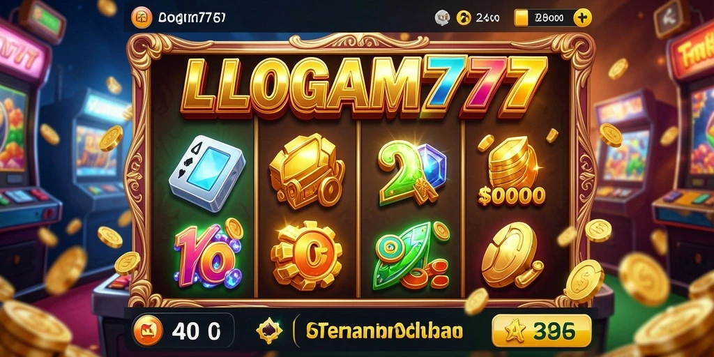 Tangkapan layar menunjukkan gameplay seru dari LOGAM777 dalam dunia slot.